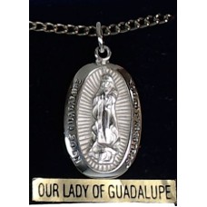 Our Lady of Guadalupe Medal on chain